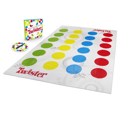 Hasbro Gaming Twister Partyspiel fr Familien und Kinder, Twister Spiel ab 6 Jahren, klassisches Spiel fr drinnen und drauen