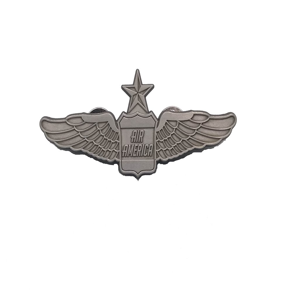 ItsYourAirplane.com Air America Senior Pilot Wings 2 3/4"