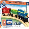 MasterPieces Wood Train Sets - Lionel Santa Fe Cargo 3 Piece Train Set - Officially Licensed Toddler & Kids Toy view 3