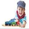 MasterPieces Wood Train Sets - Lionel Santa Fe Cargo 3 Piece Train Set - Officially Licensed Toddler & Kids Toy view 4
