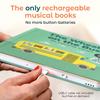 Calis Books The Wheels on The Bus Book - Rechargeable Musical Book, Headphone Jack, Books for 1 Year Old, Musical Book for Toddlers 1-3, Musical Toy Toddlers view 2
