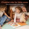 Calis Books The Wheels on The Bus Book - Rechargeable Musical Book, Headphone Jack, Books for 1 Year Old, Musical Book for Toddlers 1-3, Musical Toy Toddlers view 4
