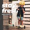 Scoot & Ride Stand-up Push Scooter for Children Ages 3-6, Highwaykick 3, Lemon view 3