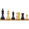 ROYAL CHESS MALL Professional Staunton Chess Pieces Only Chess Set, Ebonized Boxwood Wooden Chess Set, 3.6-in King, Tournament Chess Set, Weighted Chess Pieces (2.2 lbs) view 1