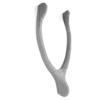 3D Cabin Fake Christmas Wish Bone : Vegan and Vegetarian Friendly (Pack of Three) Grey view 4