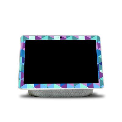 MightySkins Compatible with Google Nest Hub Max - Purple Kaleidoscope | Protective, Durable, and Unique Vinyl Decal Wrap Cover | Easy to Apply, Remove, and Change Styles | Made in The USA