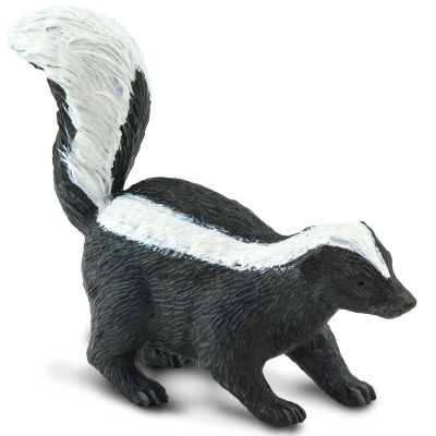 Safari Ltd. Striped Skunk Figurine - Realistic 2.5" Plastic Model Figure - Educational Toy for Boys, Girls & Kids Ages 3+