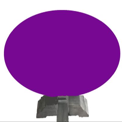 Playezze Felt Poker Table Cover fits Oval/Round Table with Leaf Insert - Made to Order in USA (Purple, 48 by 66 inch Oval)