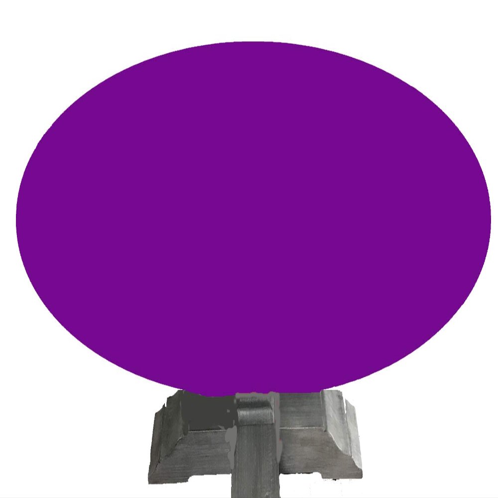 Playezze Felt Poker Table Cover fits Oval/Round Table with Leaf Insert - Made to Order in USA (Purple, 42 by 78 inch Oval)