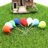 EatingBiting 8 Pack 1:12 Dollhouse Miniature Furniture Accessories Colorful Simulated Balloons Handcraft Ornaments Doll House Furniture Miniature Garden DIY Landscape Accessory view 4