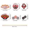 60 Pieces Casino Centerpiece Sticks Decorations Las Vegas Party Table Toppers Decorations Casino Cupcake Toppers Bulk Food Decoration for Night Adult Birthday Themed Party Supplies(Las Vegas) view 2
