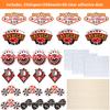 60 Pieces Casino Centerpiece Sticks Decorations Las Vegas Party Table Toppers Decorations Casino Cupcake Toppers Bulk Food Decoration for Night Adult Birthday Themed Party Supplies(Las Vegas) view 3