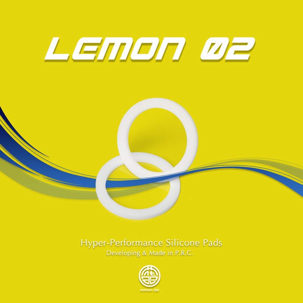 Huatian YO-YO Silicone YoYo Pads - Hyper Performance Special Silicone Pads - 19mm (Lemon 02)