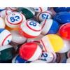 United Novelty Professional Bingo Ball Set- Multi Colored Single Numbered Coated Set- 75 Balls- B1-O75 view 1