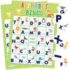 Fancy Land Alphabet Bingo Game Letter Learning Educational Game for Kids School Classroom Home Birthday Party Supplies 24 Players view 1