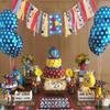 WAOUH Highchair Banner for 1st Birthday - First Baby Party Theme Decoration, Fabric Garland Cake Smash Photo Prop, Souvenir and Gifts (Blue Boy Girl Banner) view 4