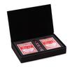 Bey-Berk Sleek Black Game Case w/ 2 Decks Playing Card & 5 Poker Dice view 1
