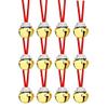 WJBB Jingle Bell Necklaces Christmas Bell Necklaces Large Golden Bell Necklace for Christmas (12 Pieces) view 1