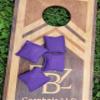 3" Purple Mini Cornhole Bags Replacement bags set of 4 view 2