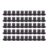 Toyvian Mini Clown Hat, 100pcs Black Plastic Costume Headwear for DIY Crafts, Christmas Wine Bottle Cover Decoration, Suitable for Children, DIY Enthusiasts, Educators view 1