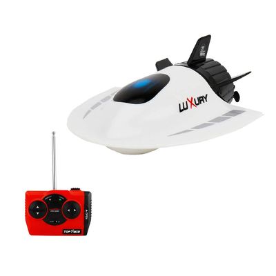 GoolRC Mini RC Submarine Boat, Remote Control Waterproof Diving Toy (White)