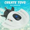 GoolRC Mini RC Submarine Boat, Remote Control Waterproof Diving Toy (White) view 2