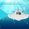 GoolRC Mini RC Submarine Boat, Remote Control Waterproof Diving Toy (White) view 4