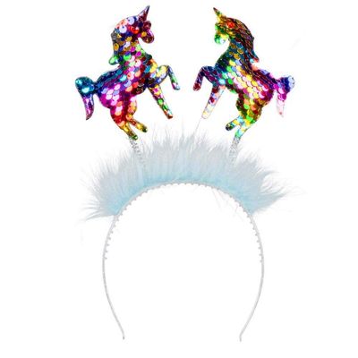 Boland 50020  Headband Unicorns, One Size for Adults, Mythical Creatures, Accessory, Tiara, Theme Party, Carnival