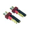 2pcs No Wire Adapter T-Plug Deans Male to 4mm Bullet for RC Turnigy Zippy HXT view 1