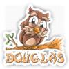 Douglas Owl Sticker (Large, 14x9.8 inch) view 1