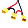 4mm Banana Bullets to 3 XT60 Male Series Charger Lead Cable for RC Power view 4