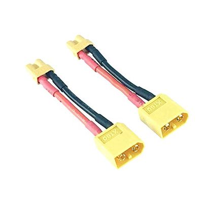 2pcs XT60 Male to XT30 Female Adapter 16AWG 5CM Wire for Turnigy Drone FPV Lipo