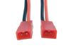 2pcs JST 2P Female to T-Plug Deans Female Adapter Charger Cable for RC Power view 2