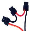 4mm Banana Bullets to 3 TRX Male Series Charger Lead Cable for RC Power view 3