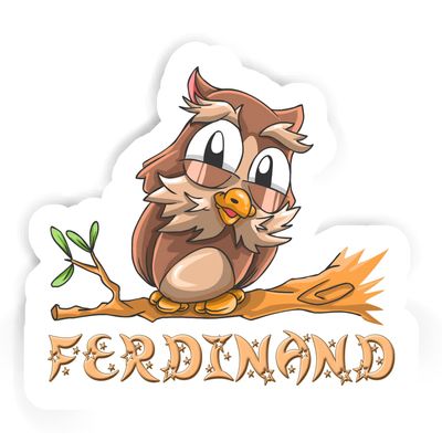 Ferdinand Owl Sticker (Large, 14x9.8 inch)