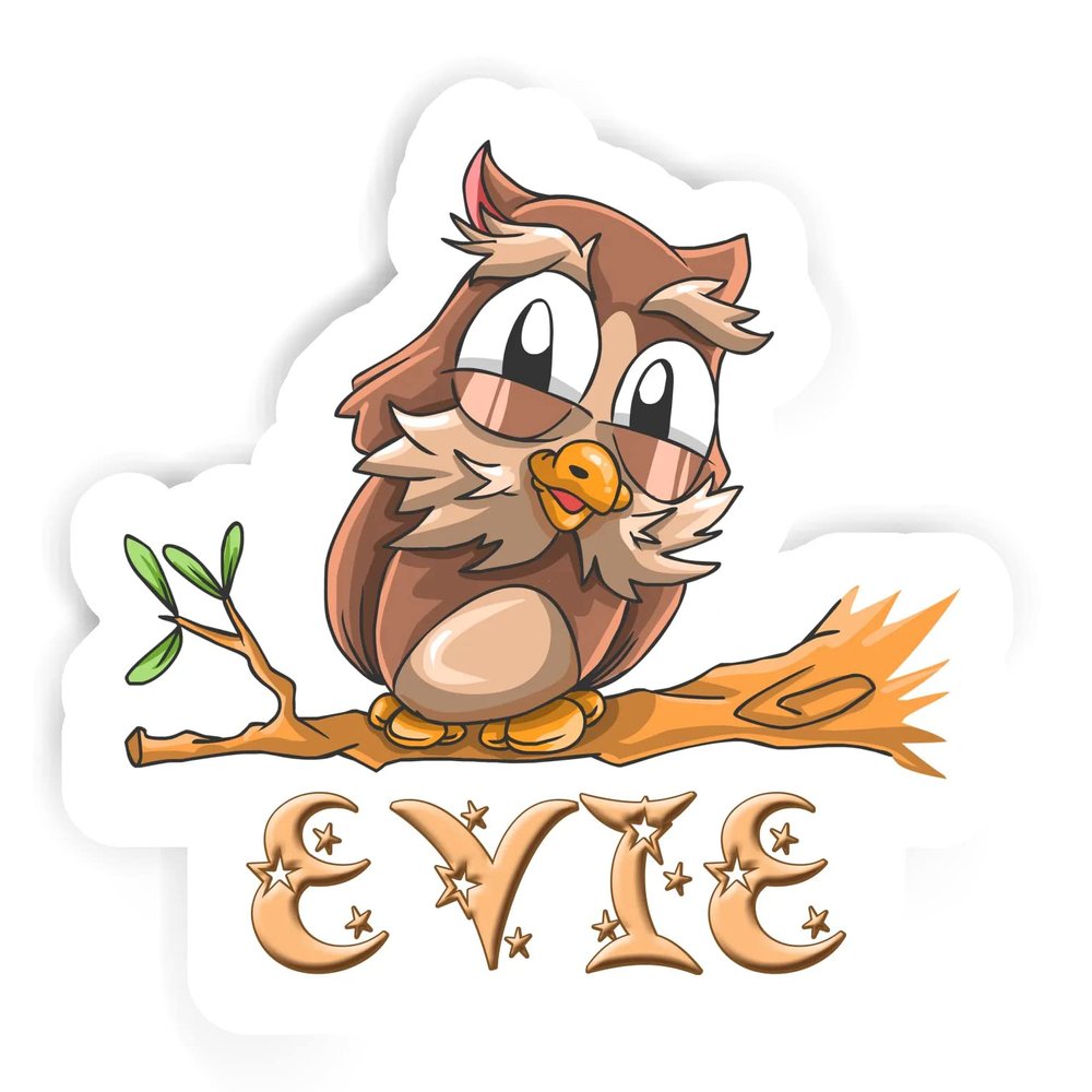 Evie Owl Sticker (Large, 14x9.8 inch)