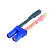 1pce EC5 Female to 5.5MM Bullet Connector/Adapter 12AWG Wire for RC Power view 1