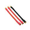 3pcs/Set 6.5MM Bullet Male to Female 10AWG 10CM Castle Mambo ESC Extension Cable view 1