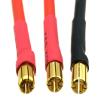 3pcs/Set 6.5MM Bullet Male to Female 10AWG 10CM Castle Mambo ESC Extension Cable view 3