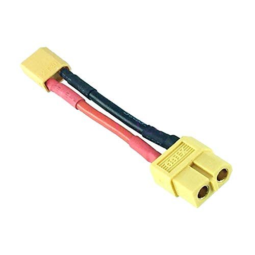 1pce XT60 XT-60 Female to XT30 XT-30 Male Adapter 16AWG 5CM Wire for for RC Lipo