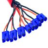 1 to 6 EC5 Male to 4mm Banana Plug Charger Lead Cable for lipo NiMh NiCd view 3