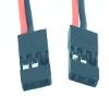 2pcs Futaba/JR Male to T-Plug Deans Male Adapter 20AWG 10CM Wire Charger Cable view 2