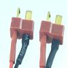 2pcs Futaba/JR Male to T-Plug Deans Male Adapter 20AWG 10CM Wire Charger Cable view 4