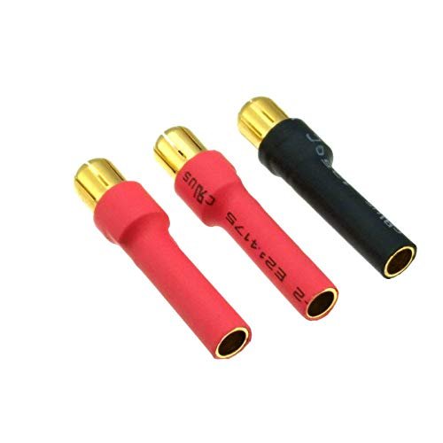 4mm Female 6.5mm Male ESC Set of 3 Adapter Connector Brushless Castle Mambo