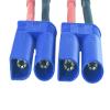 2pcs T Plug (Deans Style) Female to EC5 Male Adapter 12AWG 5CM Wire fr RC Power view 3