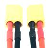 2pcs XT60 XT-60 Male to 4mm Banana Plug 14AWG 15cm Charger Cable fr RC view 2