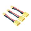 3pcs XT60 Male to XT30 XT-30 Female Adapter 16AWG 5CM Wire for RC Lipo view 1