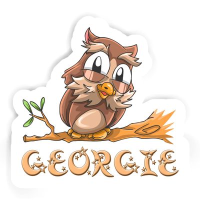 Georgie Owl Sticker (Large, 14x9.8 inch)