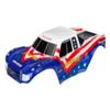 Traxxas 3676 - Bigfoot Body, Painted, Red, White & Blue view 1