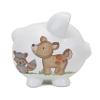 Child to Cherish Ceramic Piggy Bank for Boys, Woodlands view 1
